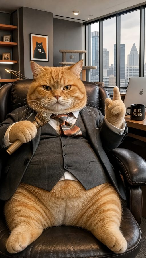 Ceo Orange Tabby AI 头像素材