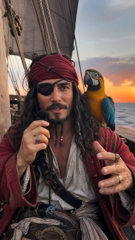 Pirate Captain AI 头像素材