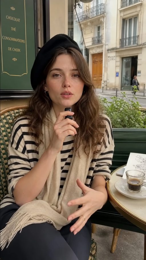 Paris Art Student Camille AI 头像素材