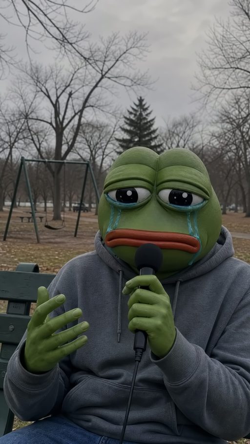 Sad Pepe AI 头像素材