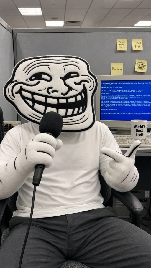 Trollface AI 头像素材